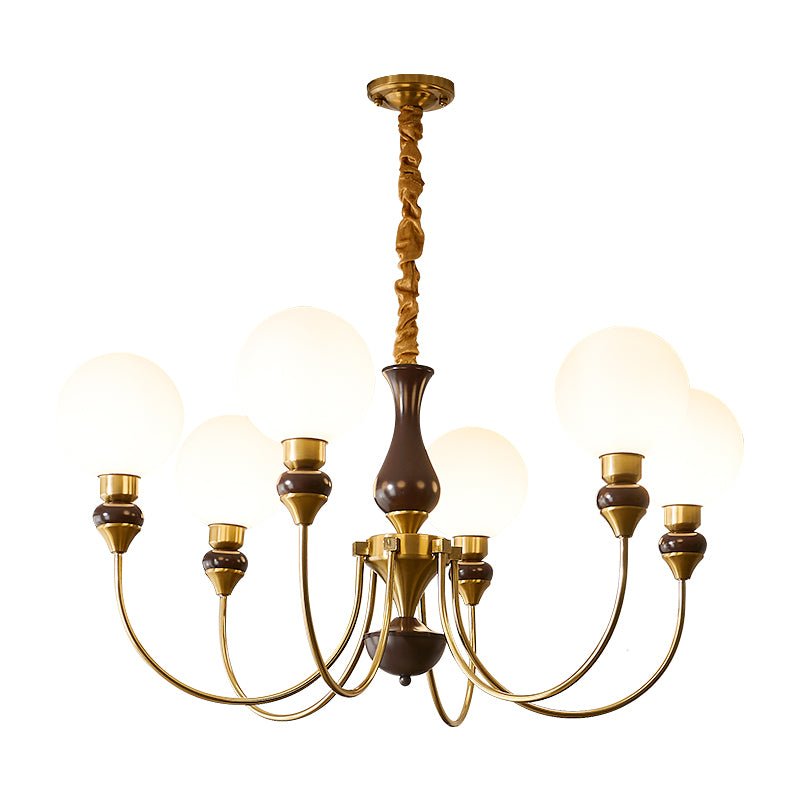 Helena Curve Chandelier - Blowlighting