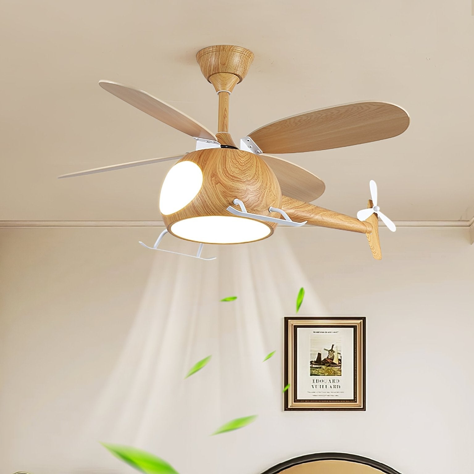 Telecomando del ventilatore con luce Aviara per ventola a 6 velocità e luce