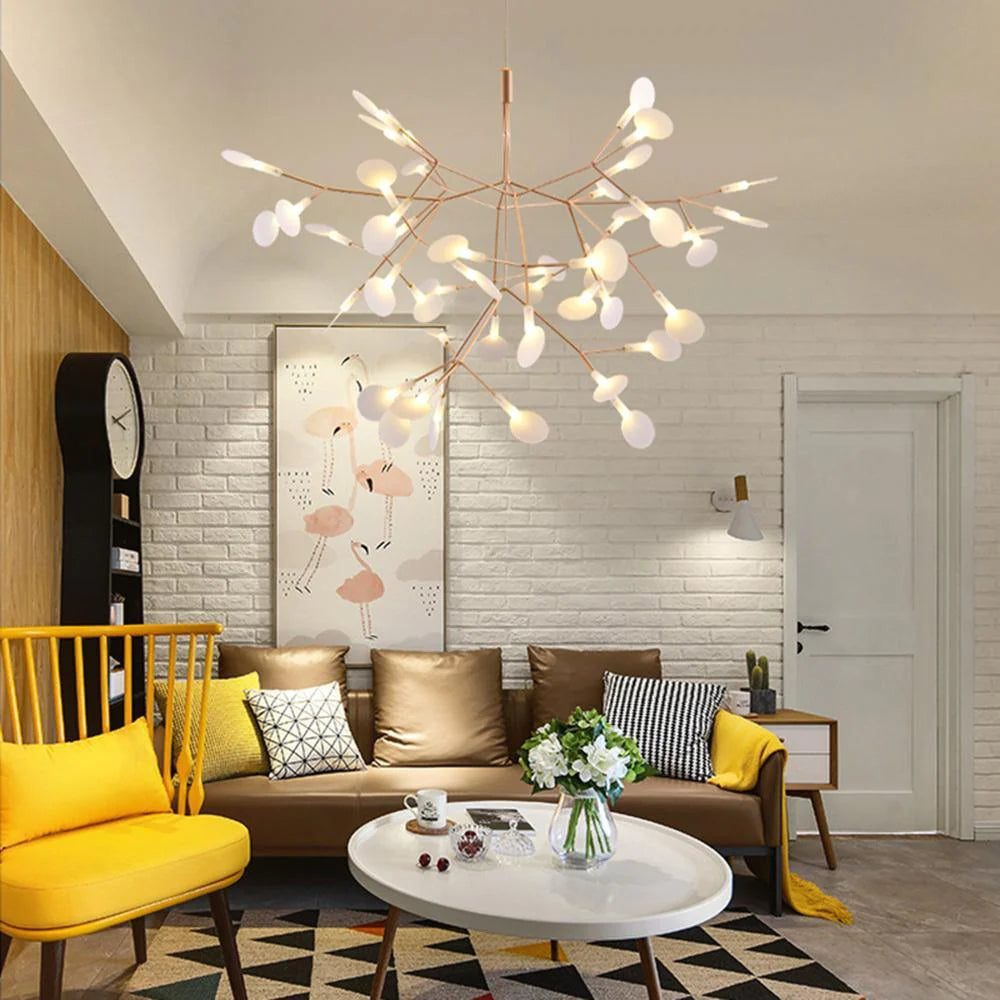 Olivia Lampadario Unico Sputnik Art Deco Lucciola
