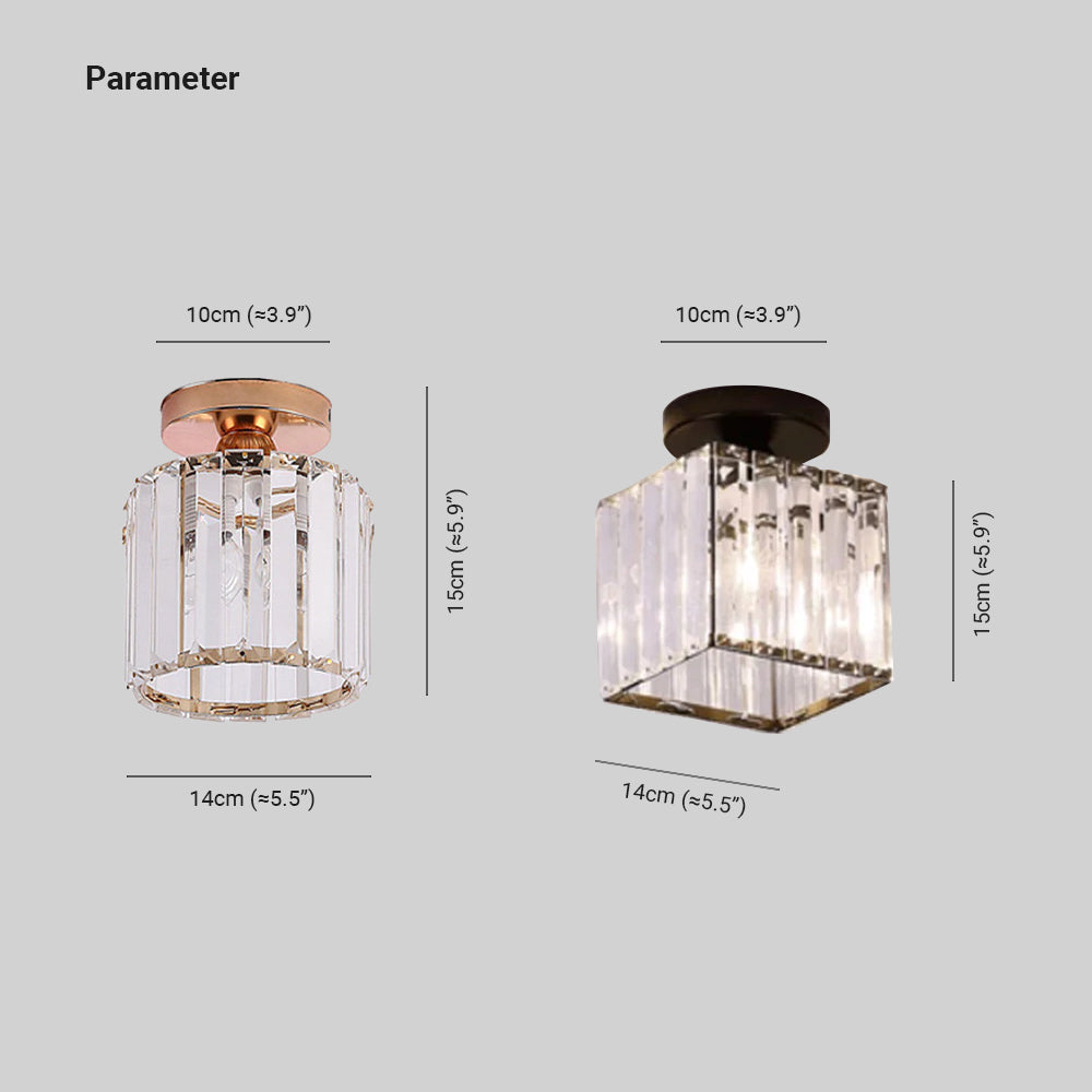 Arisha Moderna LED Plafoniera Metallo/Acrilico Nero/Argento/Oro Trasparente Soggiorno/Camera da Letto