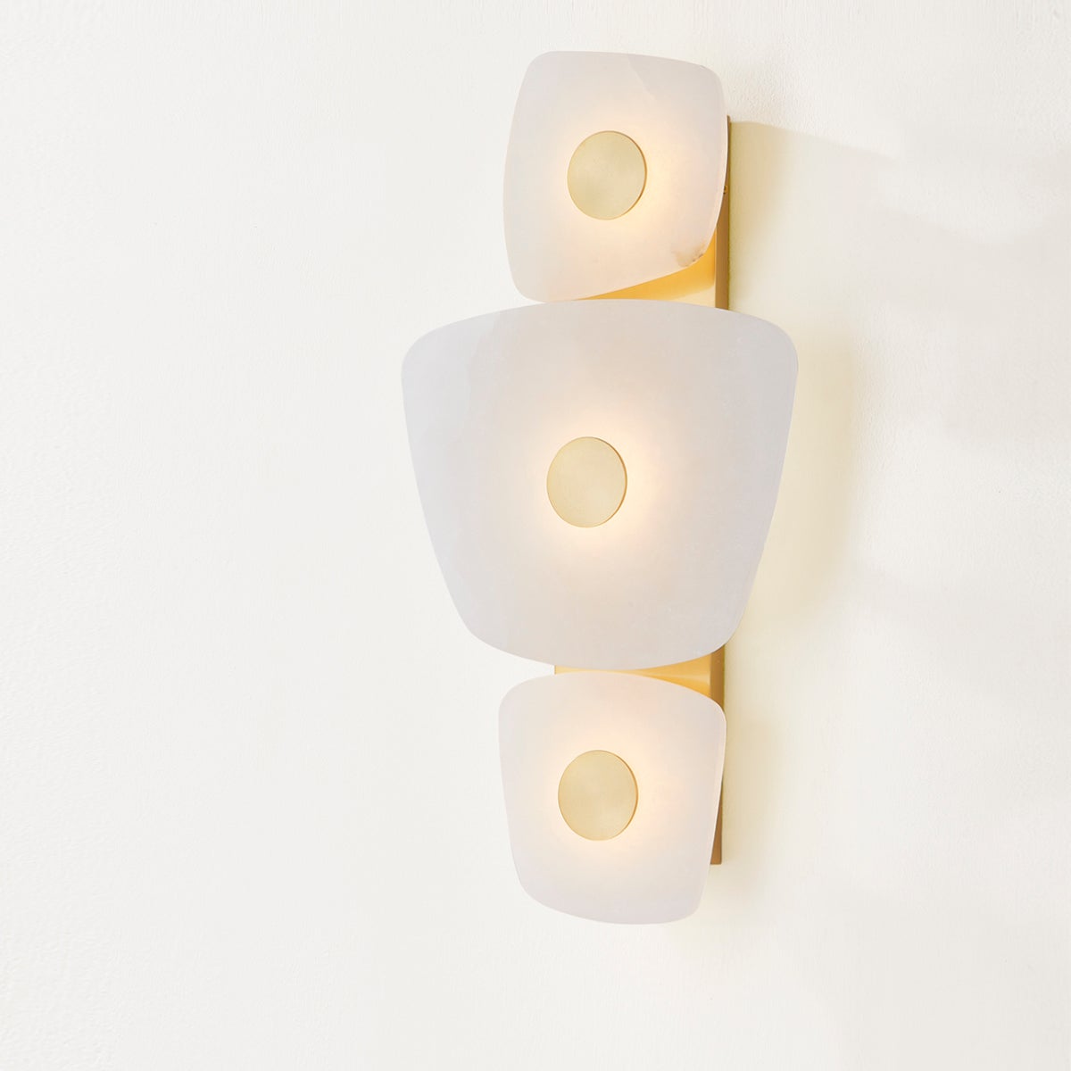 Itheora Individual Creativity Brass Alabaster Wall Lamp - Lamp Copper