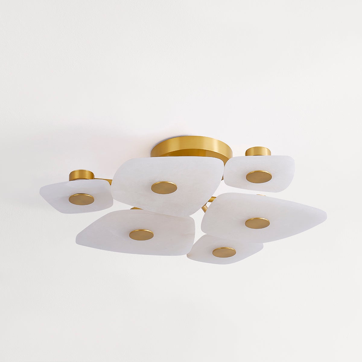 Ilsilyra Petal Shaped Glass Ceiling Light - Neutralighting