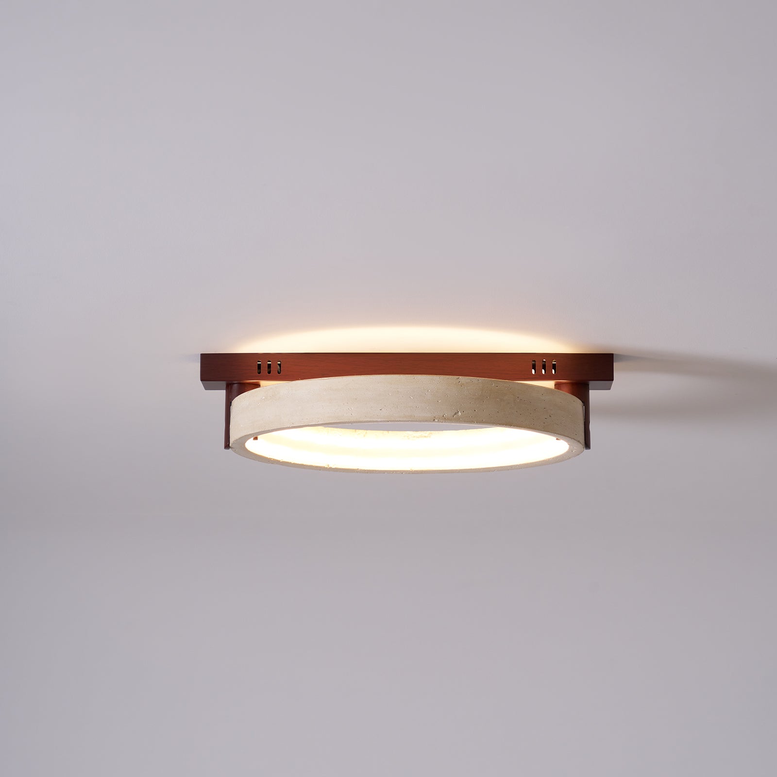 Ivlaeyra Ringed Travertine Wall Light - Neutralighting