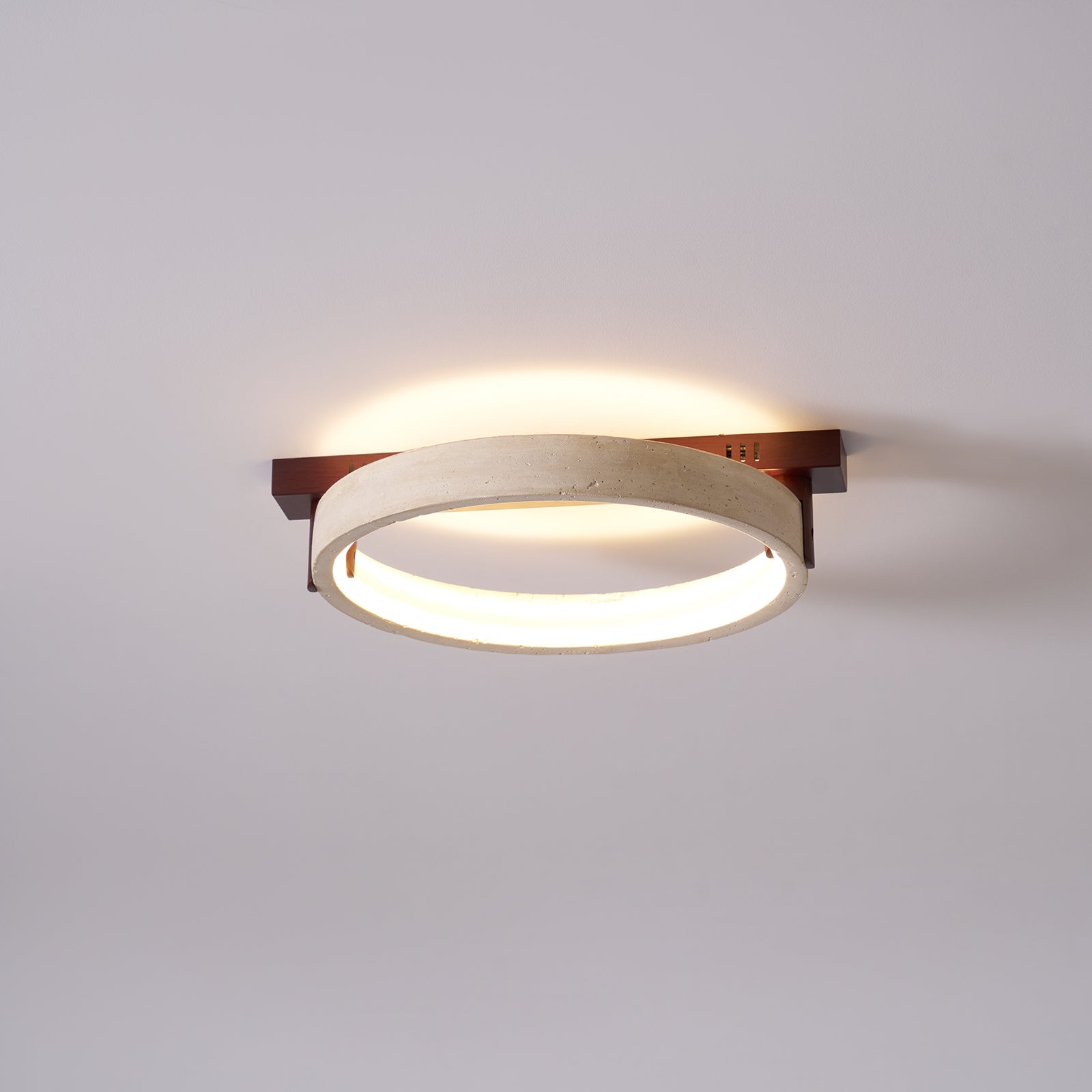 Ivlaeyra Ringed Travertine Wall Light - Neutralighting