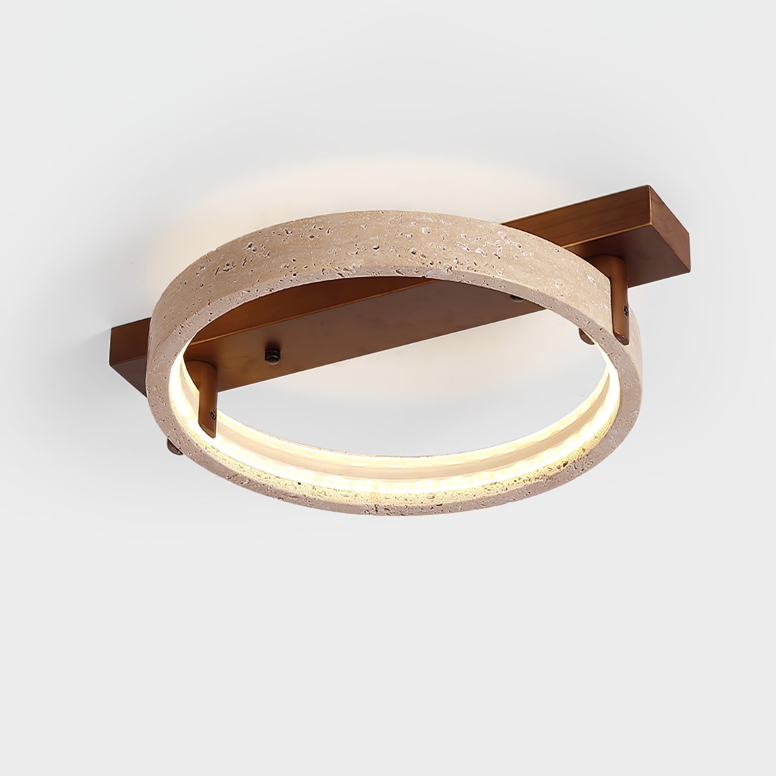 Ivlaeyra Ringed Travertine Wall Light - Neutralighting