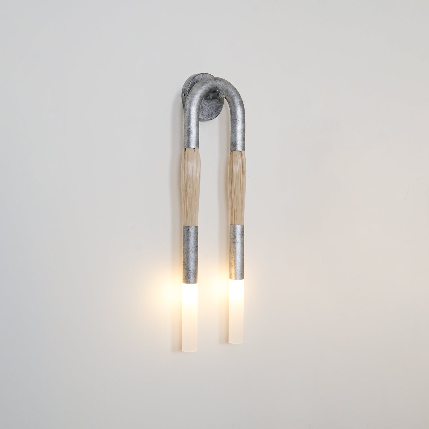 Aloft Modern Minimalist Double Head Acrylic Sconce Wall Lamp - Lamp Copper