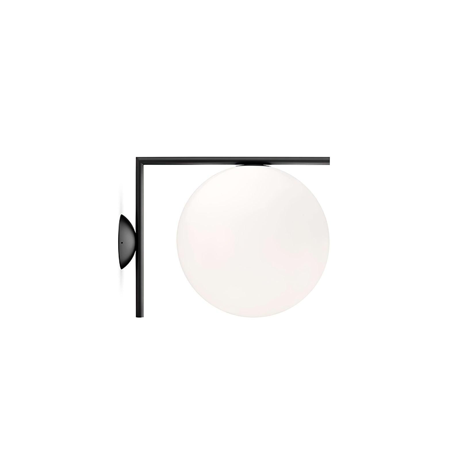 Blown Glass Opal Glass Wall Lamp - Blowlighting