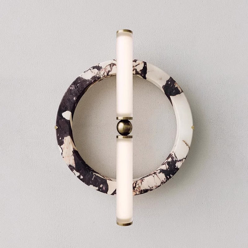 Mymira Modern Minimalist Ice Marble Wall Lamp - Lamp Copper