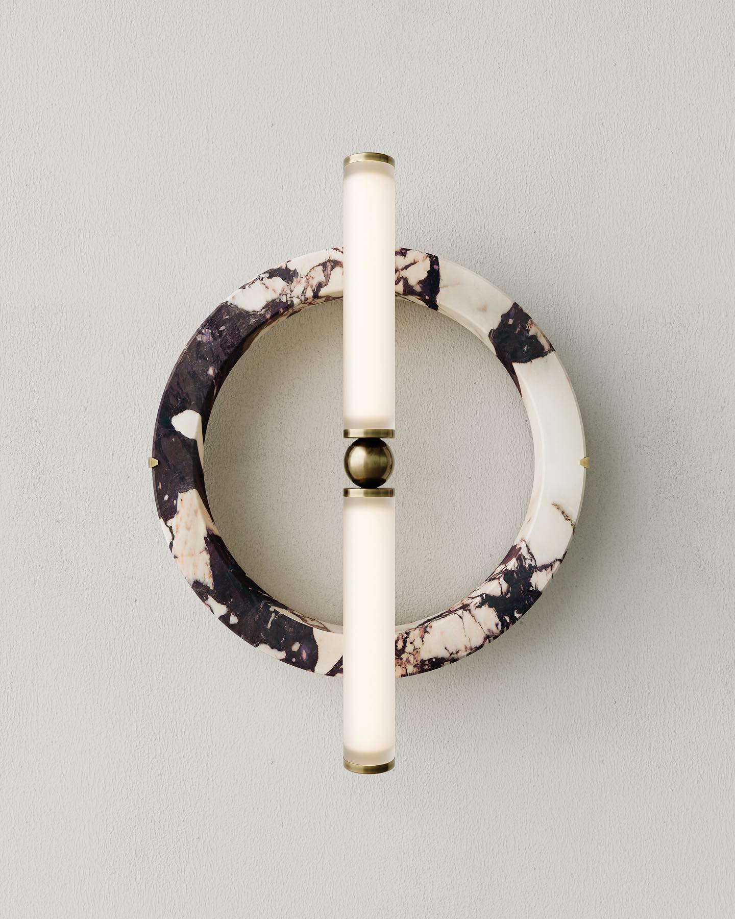 Mymira Modern Minimalist Ice Marble Wall Lamp - Lamp Copper