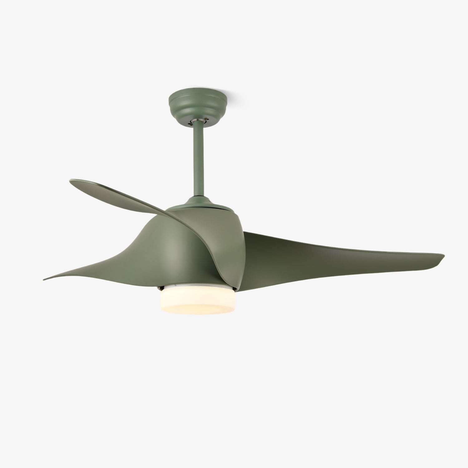 Ventilatore da soffitto con luce AeroGlow bianco con LED integrato
