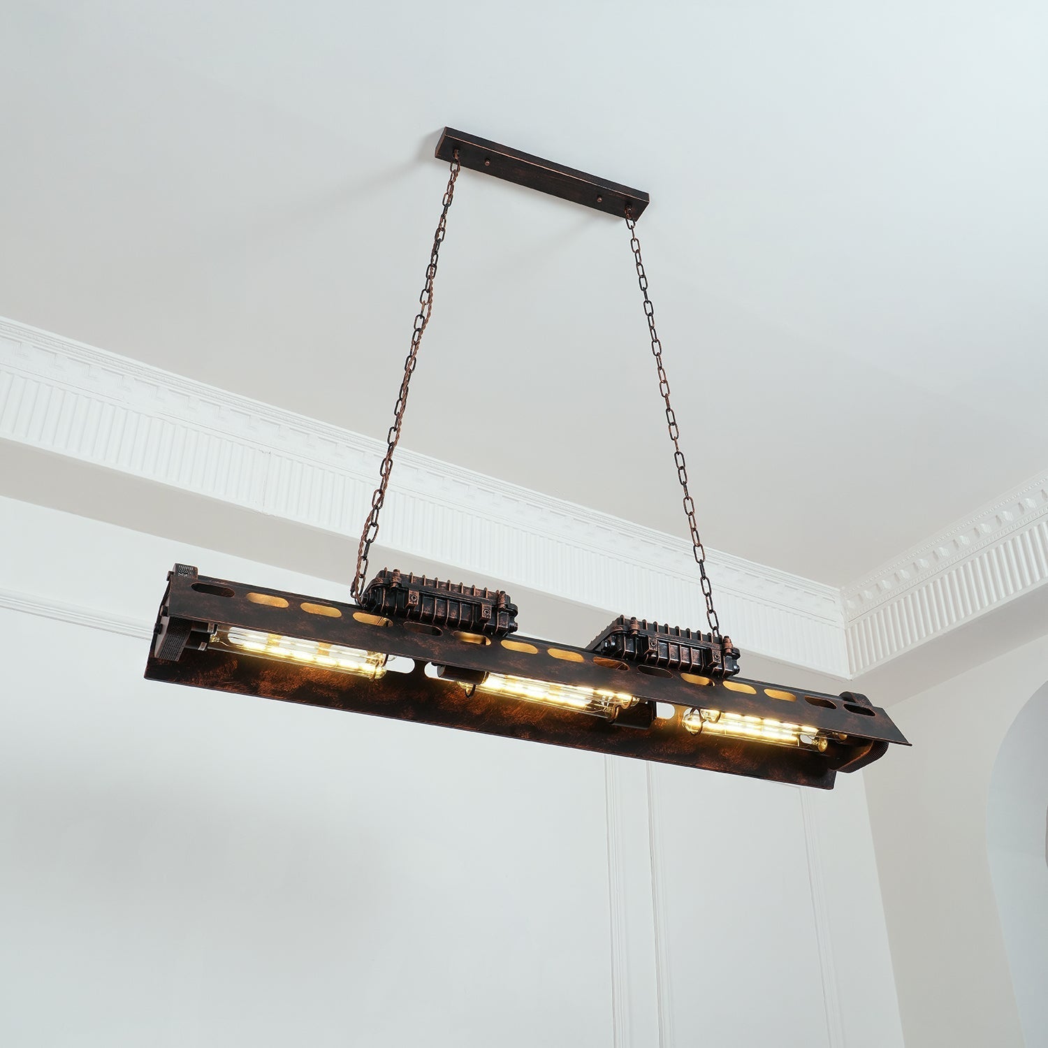Epoch Lampadario Industriale Steampunk da Interno