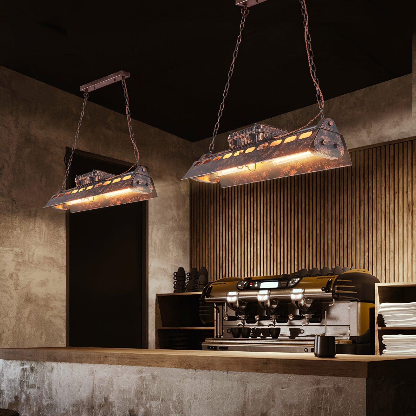 Epoch Lampadario Industriale Steampunk da Interno