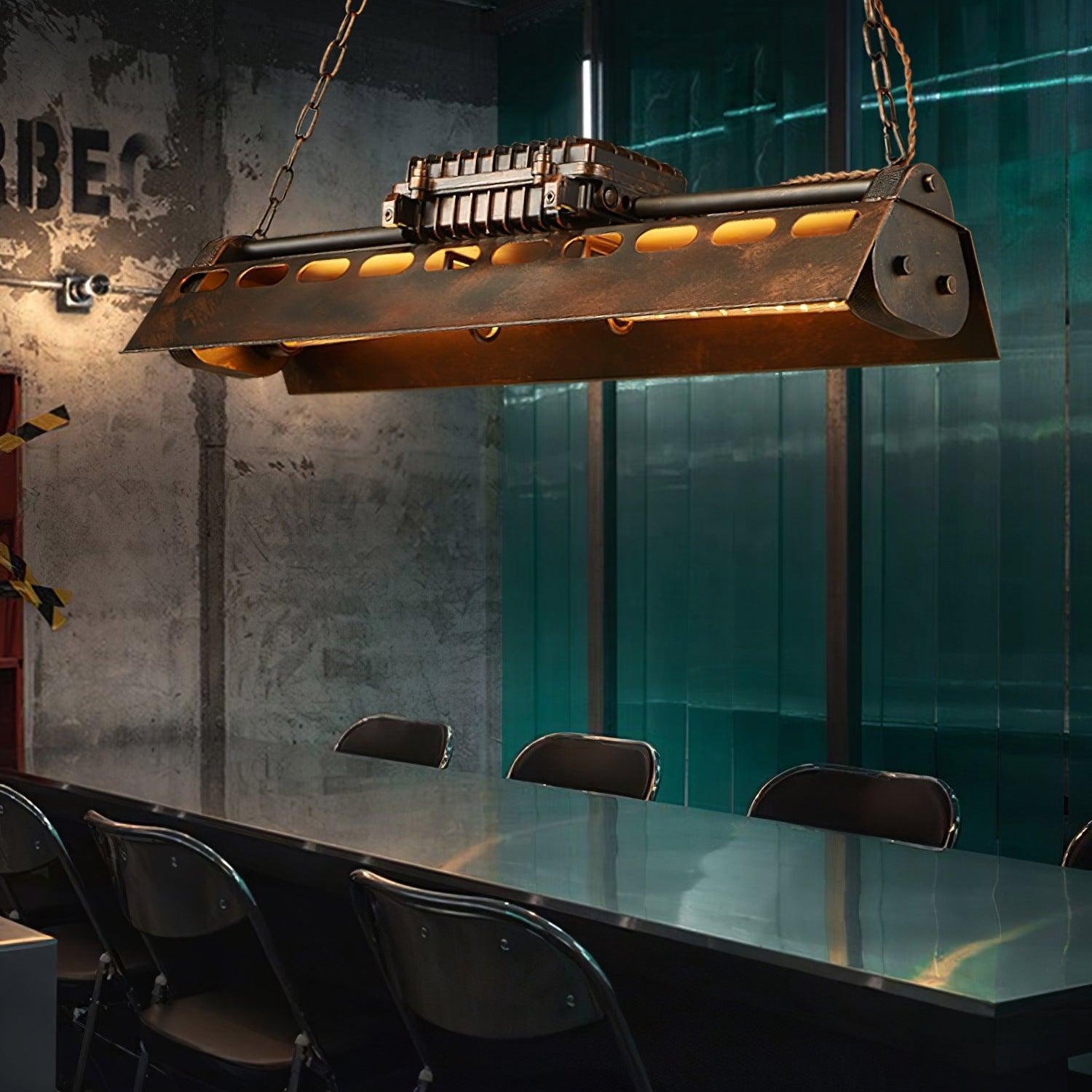 Epoch Lampadario Industriale Steampunk da Interno
