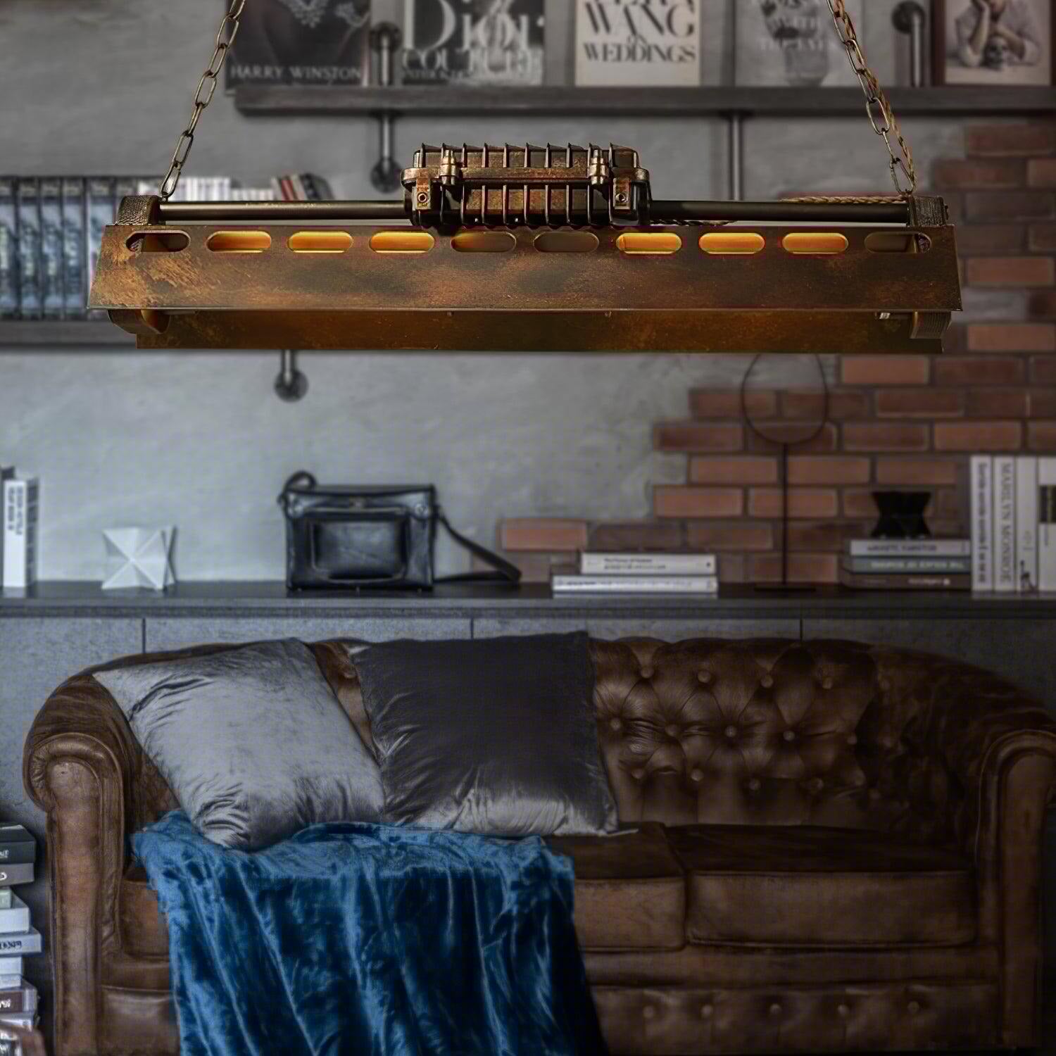 Epoch Lampadario Industriale Steampunk da Interno