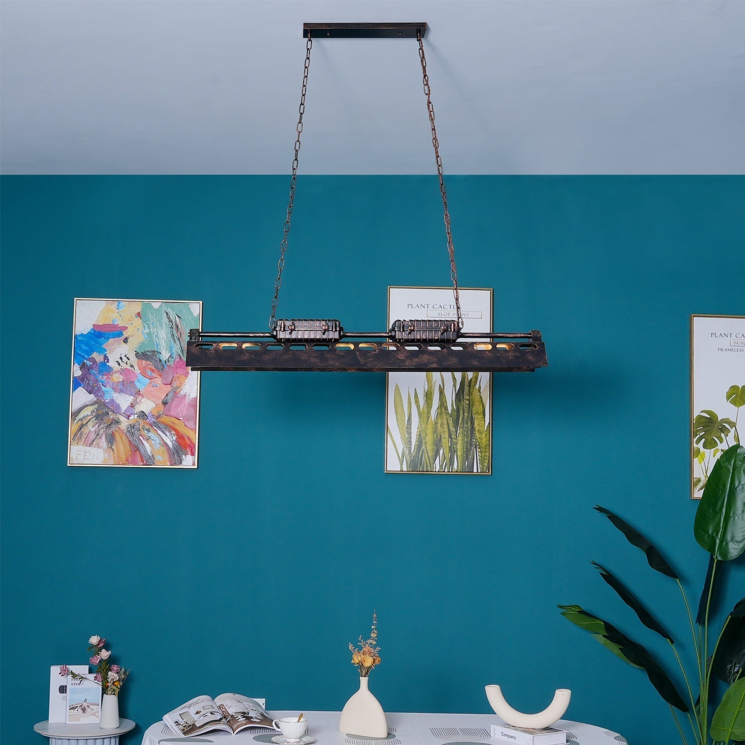 Epoch Lampadario Industriale Steampunk da Interno