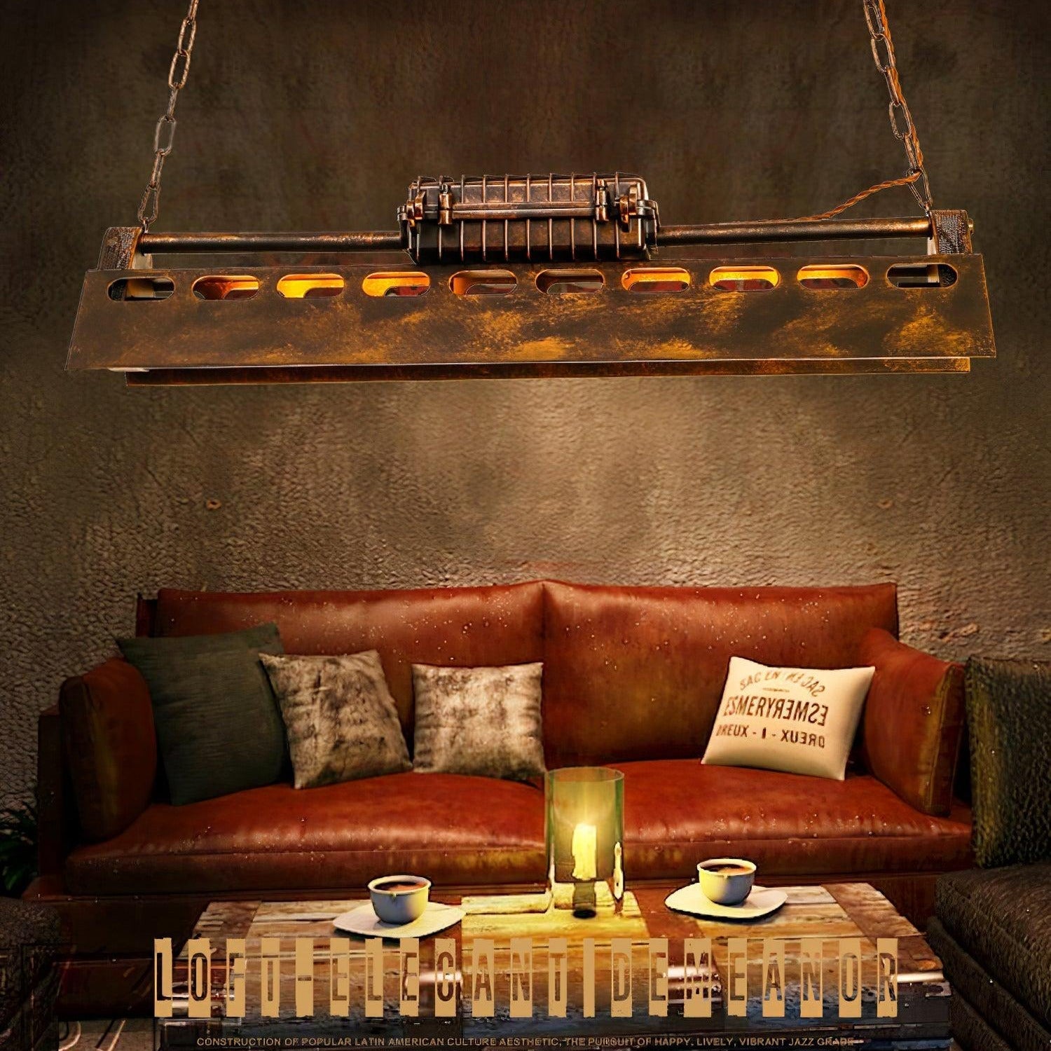 Epoch Lampadario Industriale Steampunk da Interno