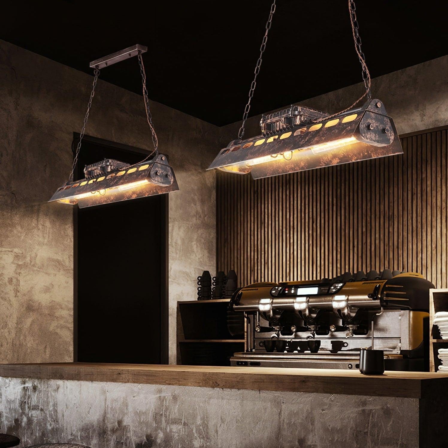 Epoch Lampadario Industriale Steampunk da Interno