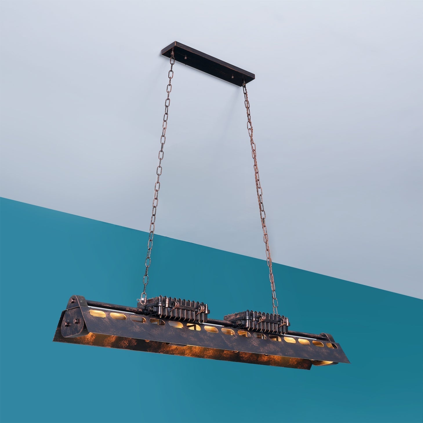 Epoch Lampadario Industriale Steampunk da Interno