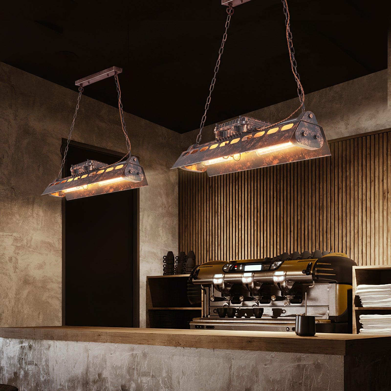 Epoch Lampadario Industriale Steampunk da Interno