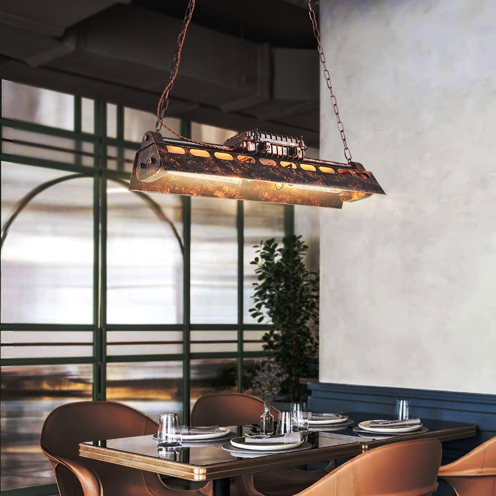 Epoch Lampadario Industriale Steampunk da Interno