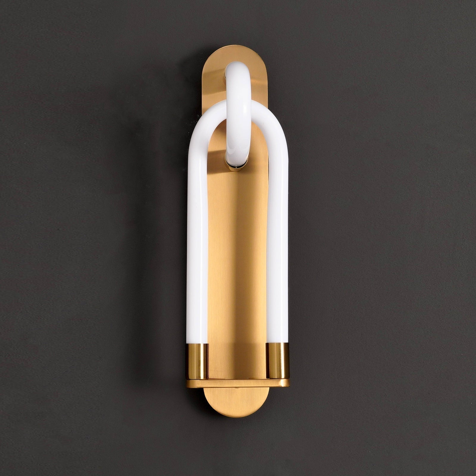 Sytheiel Modern Minimalist Fingers Metal Acrylic Wall Lamp - Lamp Copper