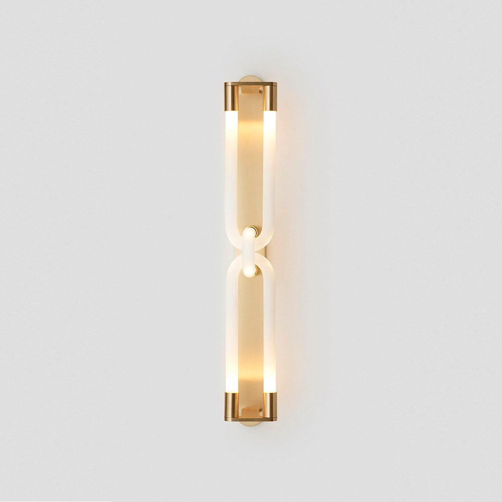 Sytheiel Modern Minimalist Fingers Metal Acrylic Wall Lamp - Lamp Copper