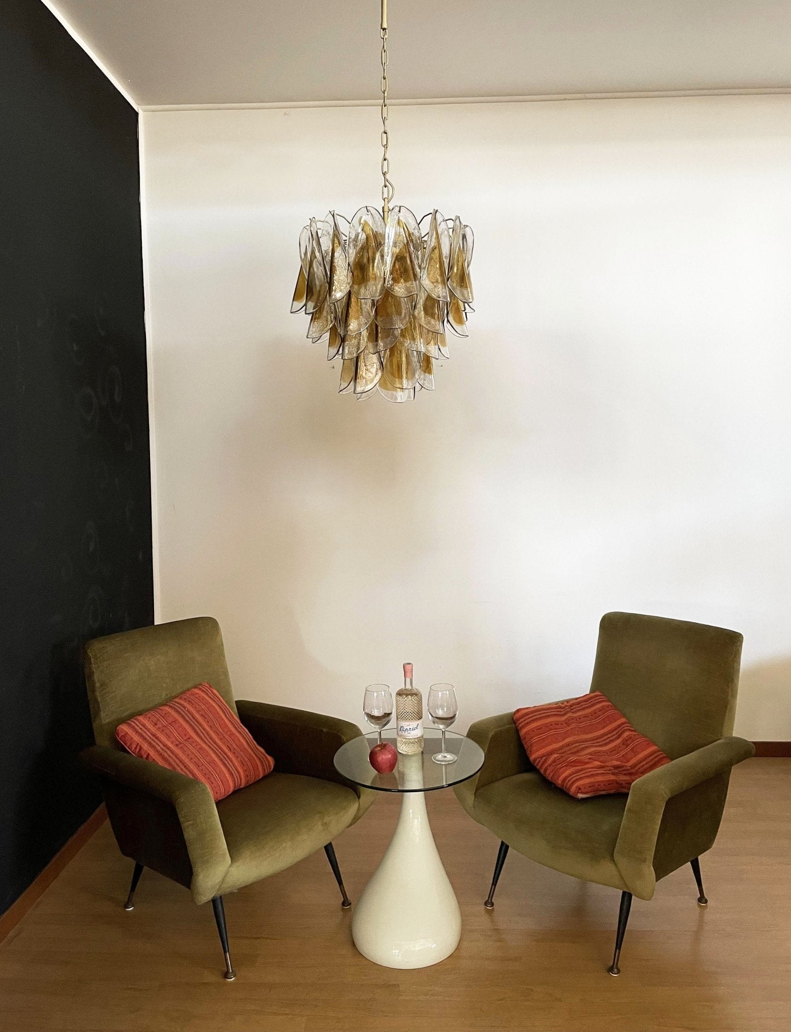 Aurora Chandelier Isabella Gold Petal Layered - Neutralighting