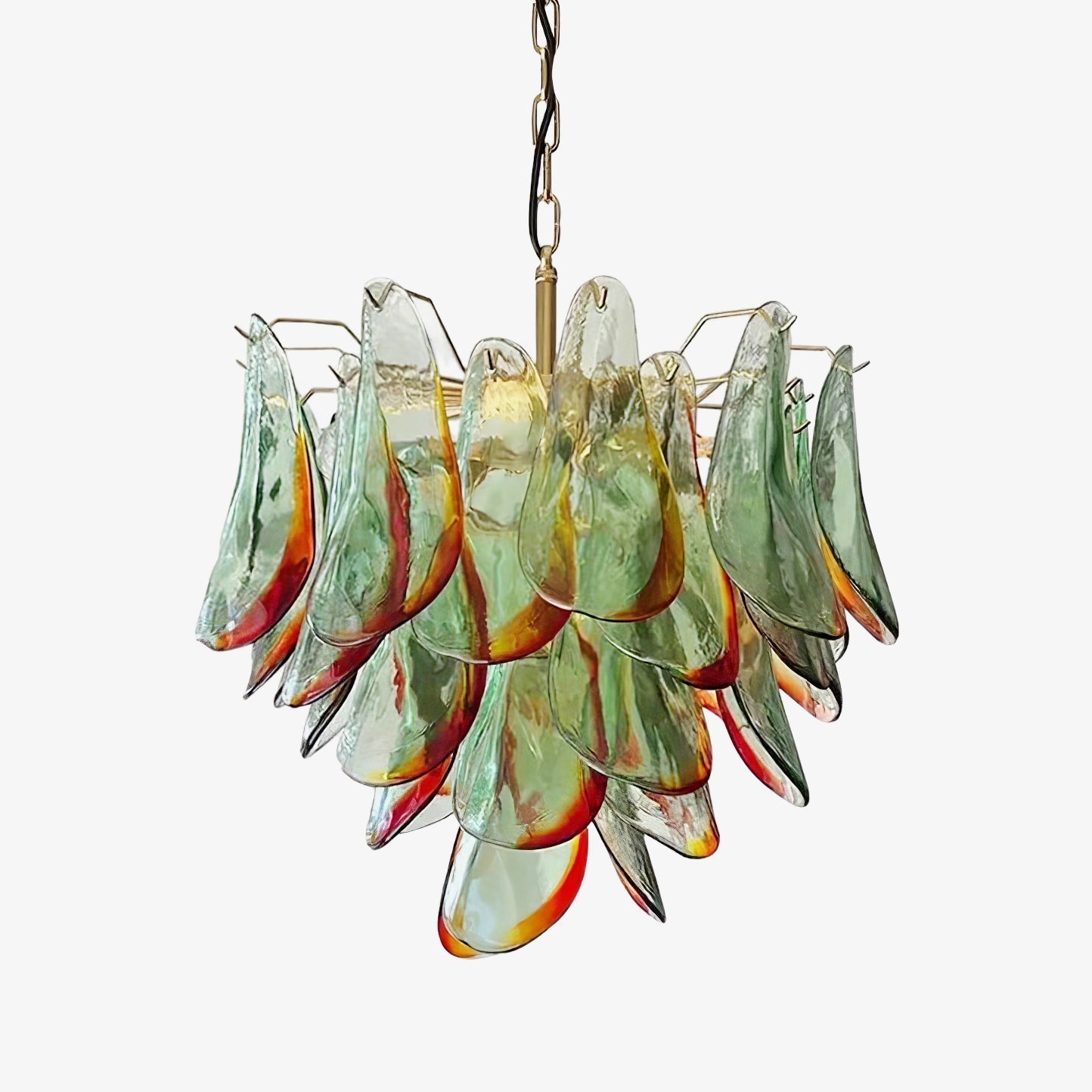 Aurora Chandelier Murano Glass Petal Elegant - Blowlighting