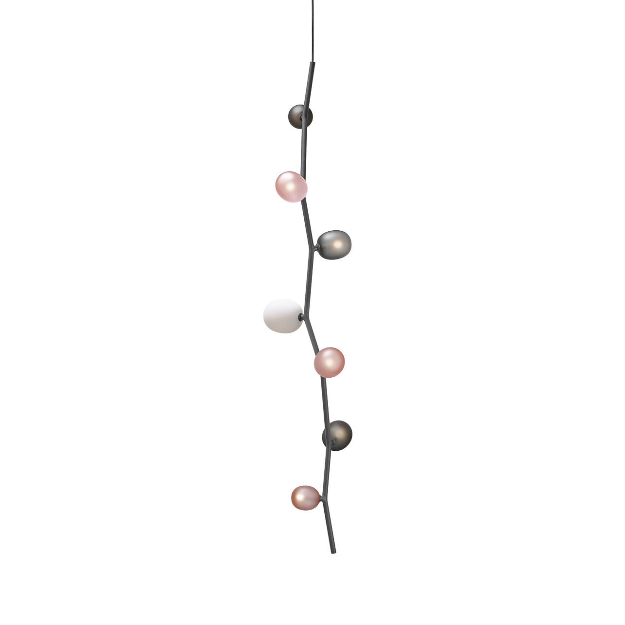 Isolora Modern Minimalist Vertical Glass Pendant Lamp - Lamp Copper