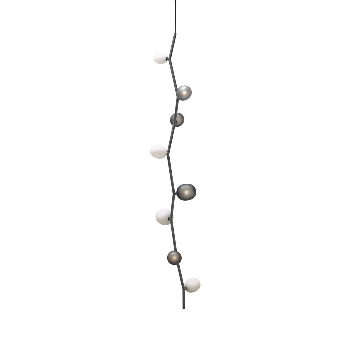 Isolora Modern Minimalist Vertical Glass Pendant Lamp - Lamp Copper