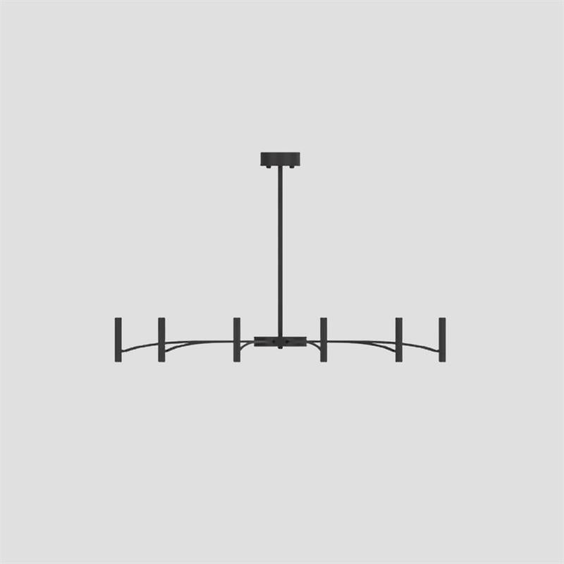 Cemarus Vintage Industrial Metal Chandelier - Lamp Copper