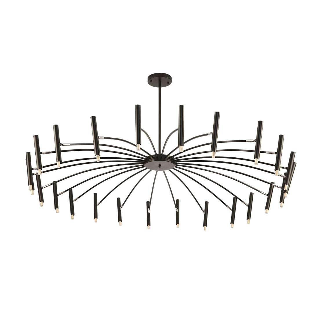 Cemarus Vintage Industrial Metal Chandelier - Lamp Copper
