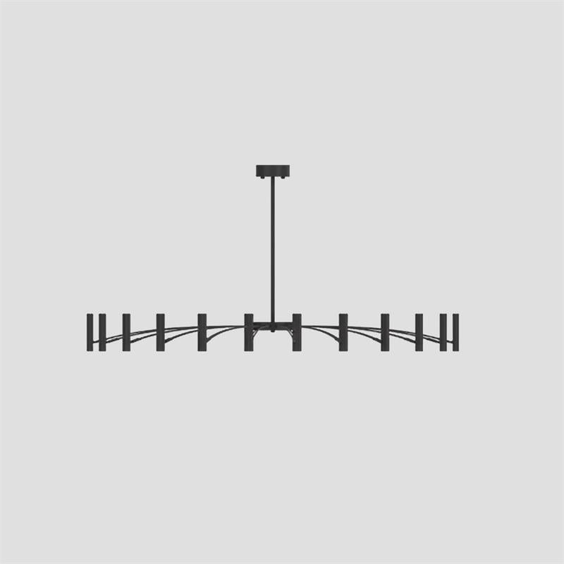 Cemarus Vintage Industrial Metal Chandelier - Lamp Copper