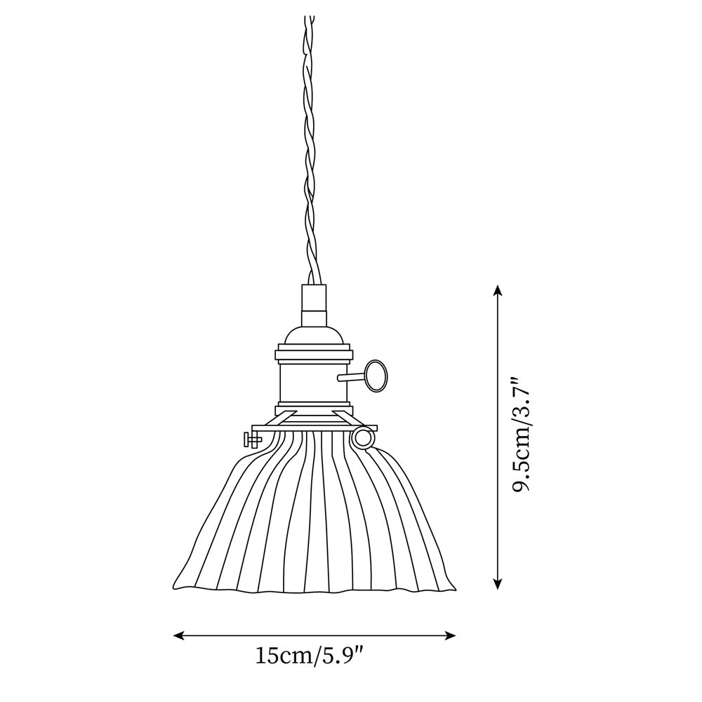 Glint Clear Glass Pendant Light - Letslighting