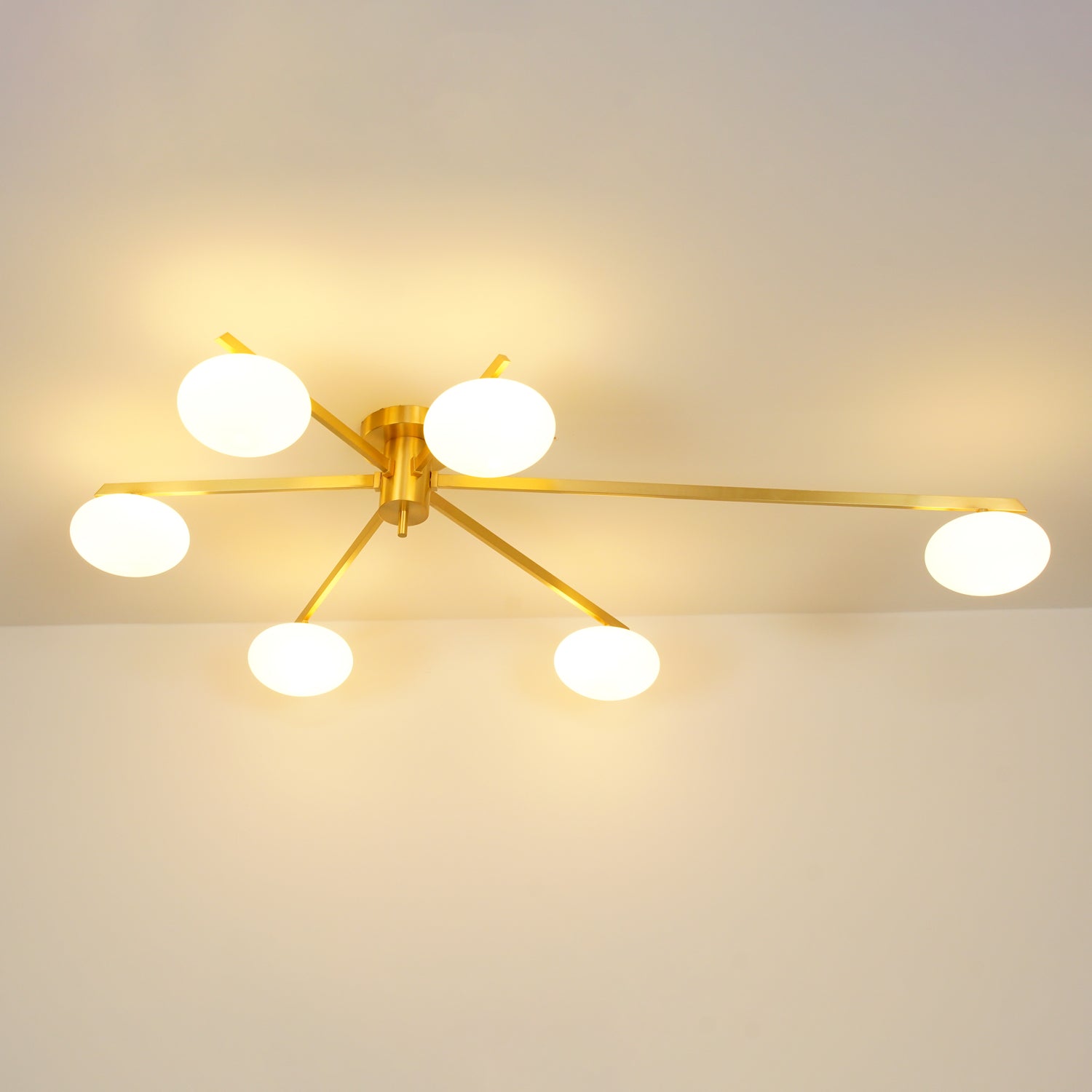 Valentina Lampada da Soffitto Moderna in Vetro Nero