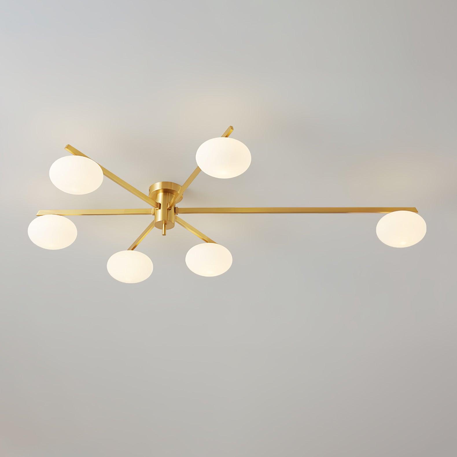 Valentina Lampada da Soffitto Moderna in Vetro Nero