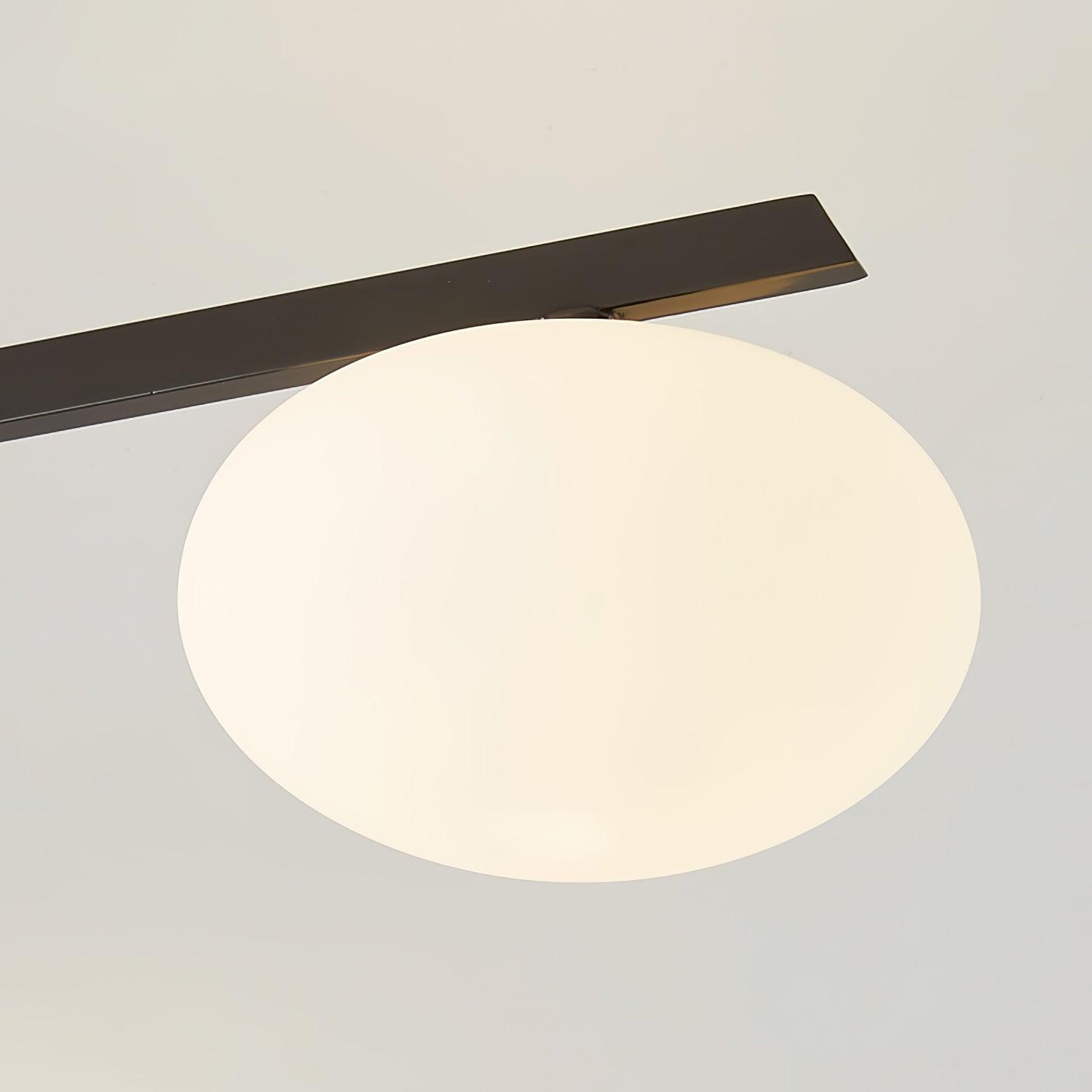 Valentina Lampada da Soffitto Moderna in Vetro Nero