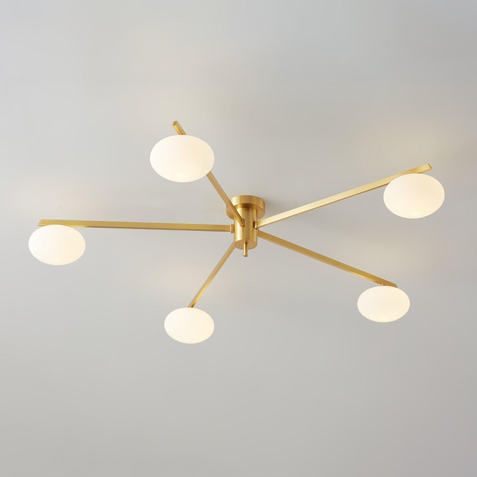Valentina Lampada da Soffitto Moderna in Vetro Nero