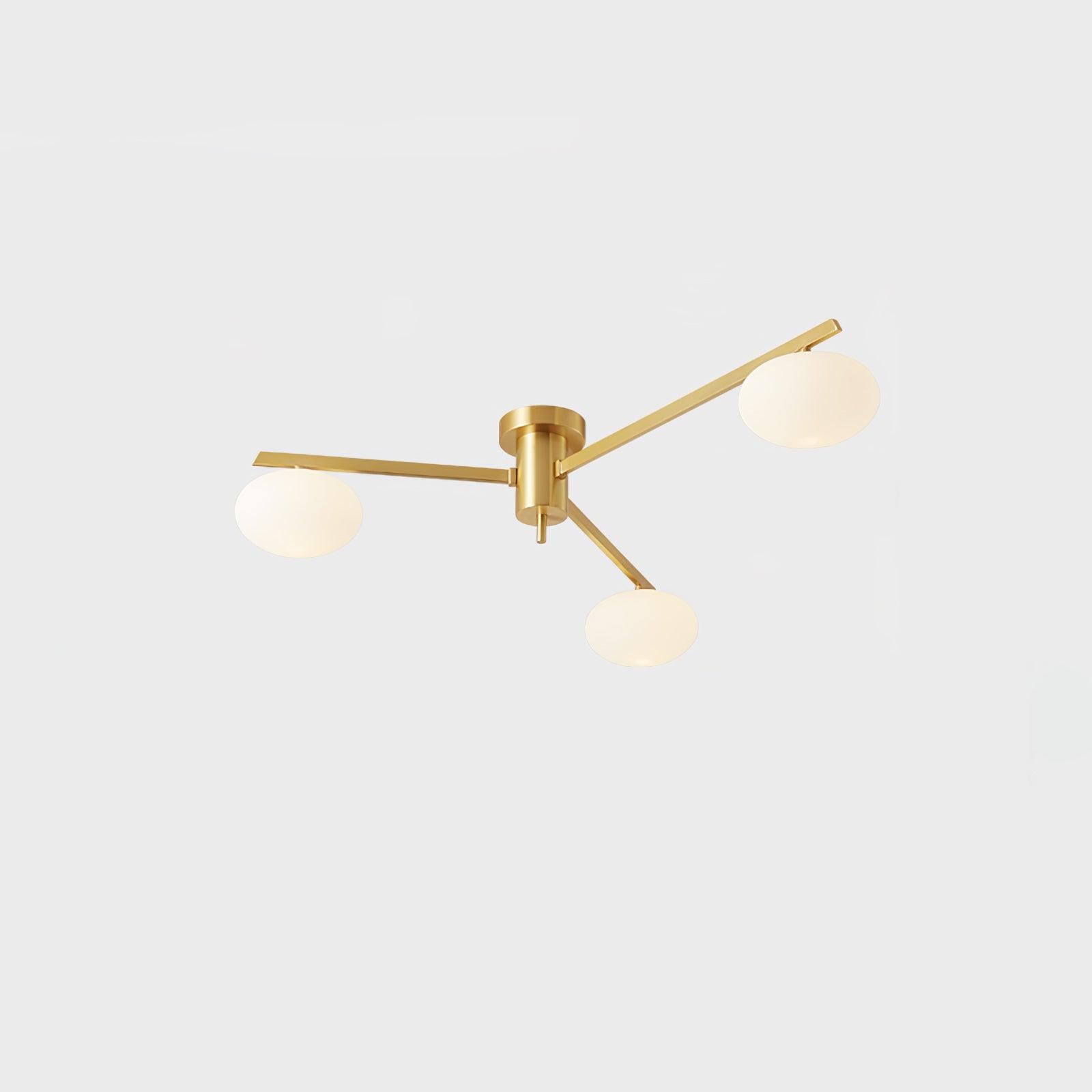 Valentina Lampada da Soffitto Moderna in Vetro Nero