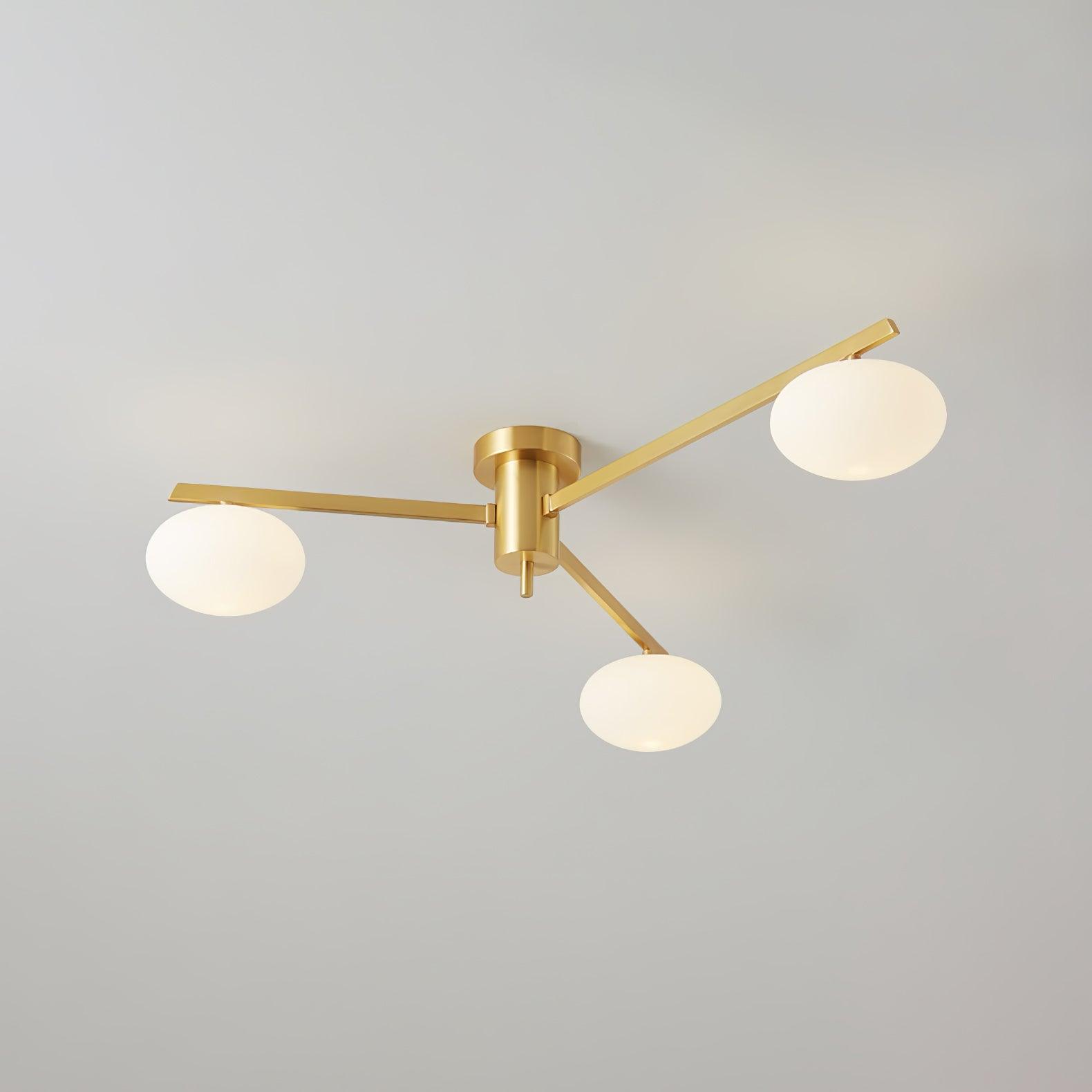 Valentina Lampada da Soffitto Moderna in Vetro Nero