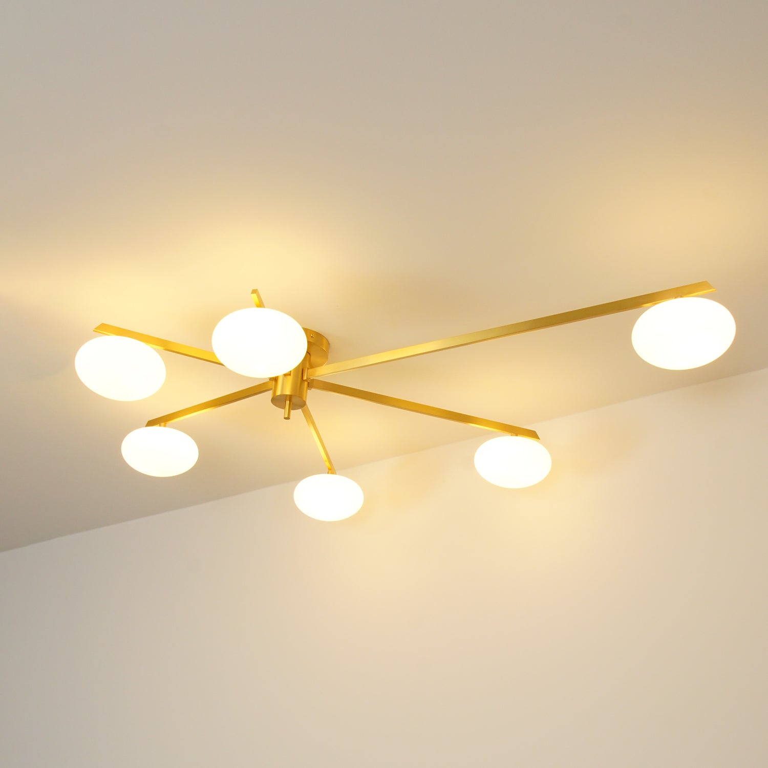 Valentina Lampada da Soffitto Moderna in Vetro Nero