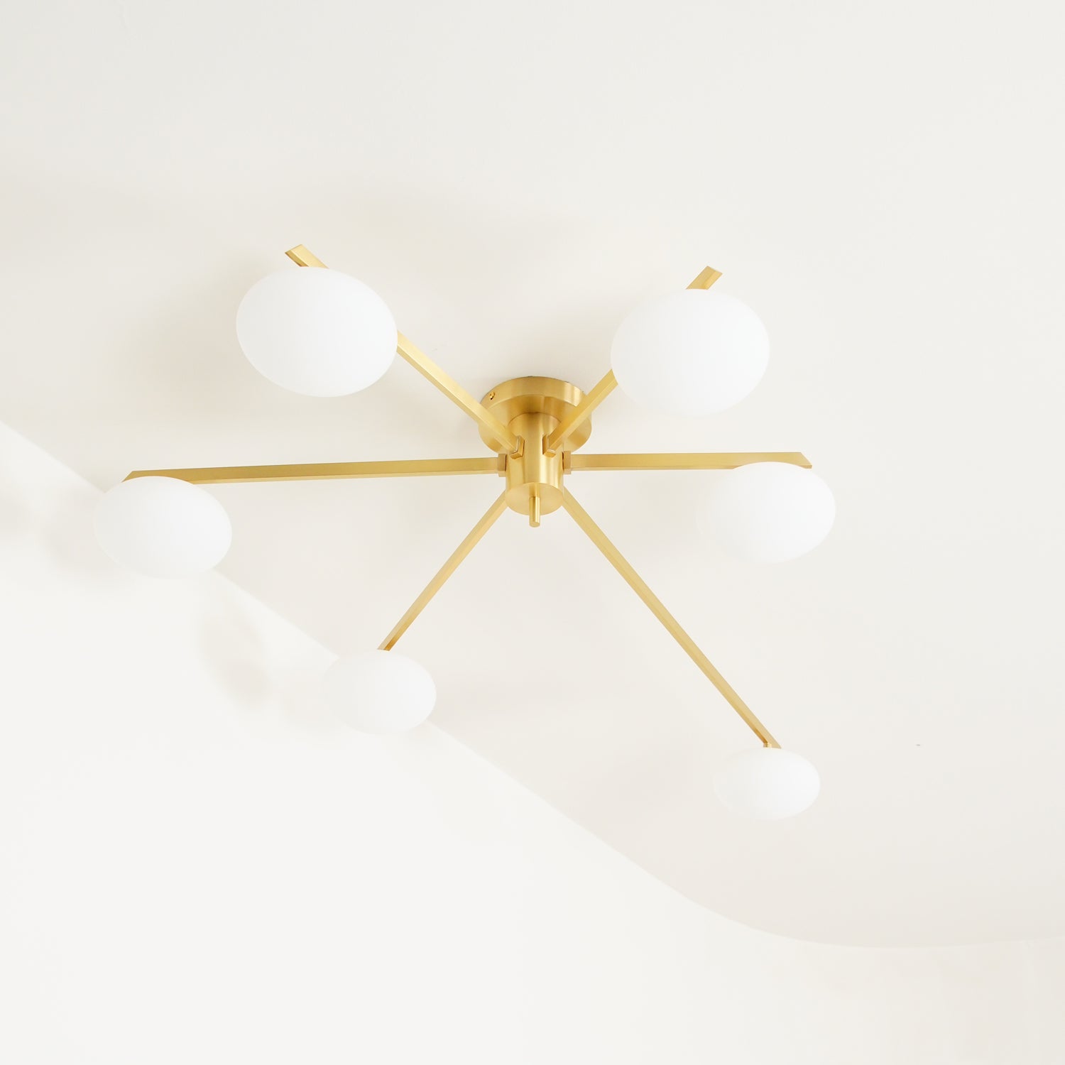 Valentina Lampada da Soffitto Moderna in Vetro Nero