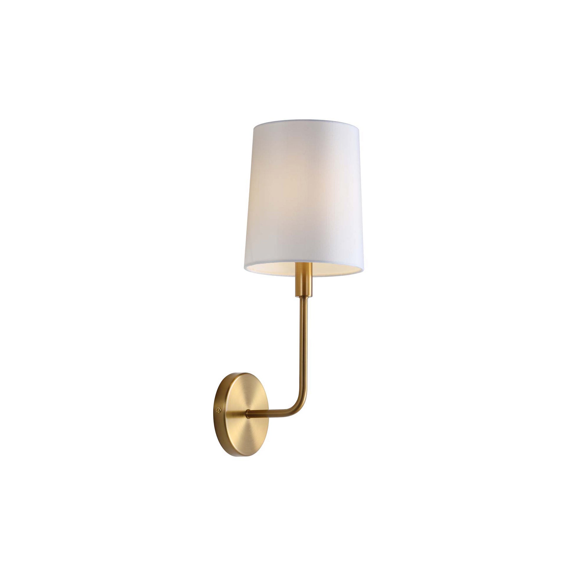 Orvynia Modern Minimalist Brass Fabric Wall Lamp - Lamp Copper