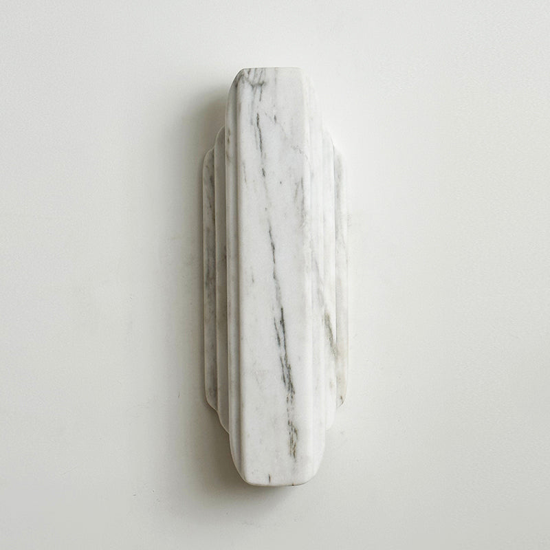 Eurcara Modern Minimalist Natural Marble Wall Lamp - Lamp Copper