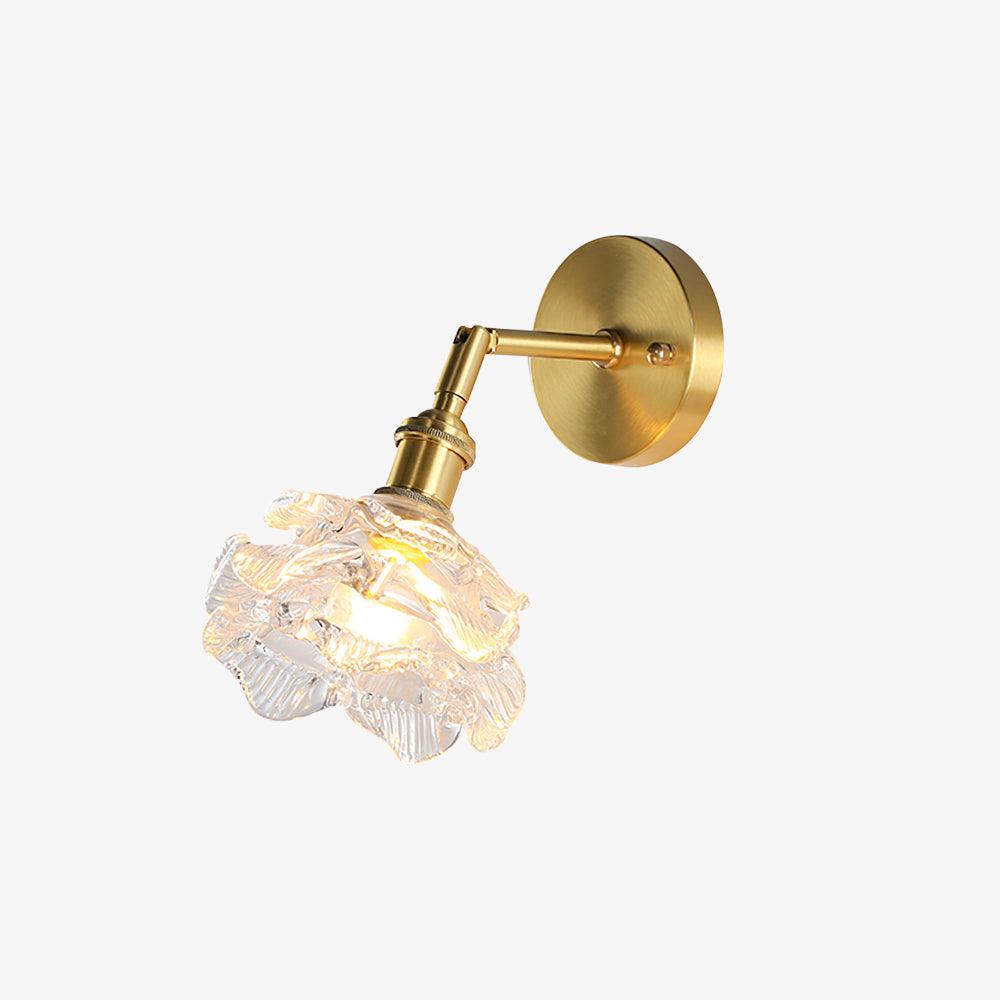 Petal Vintage Brass Wall Lamp - Blowlighting