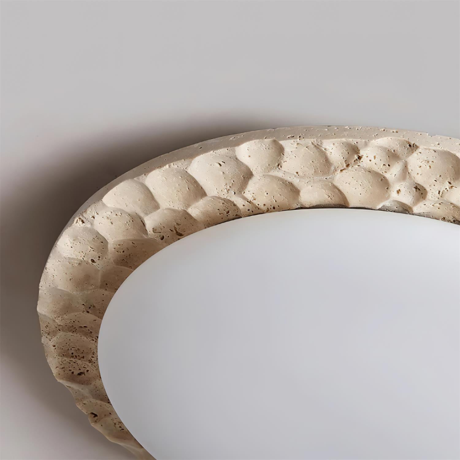 Ritta Travertine Canopy Ceiling Light - Letslighting