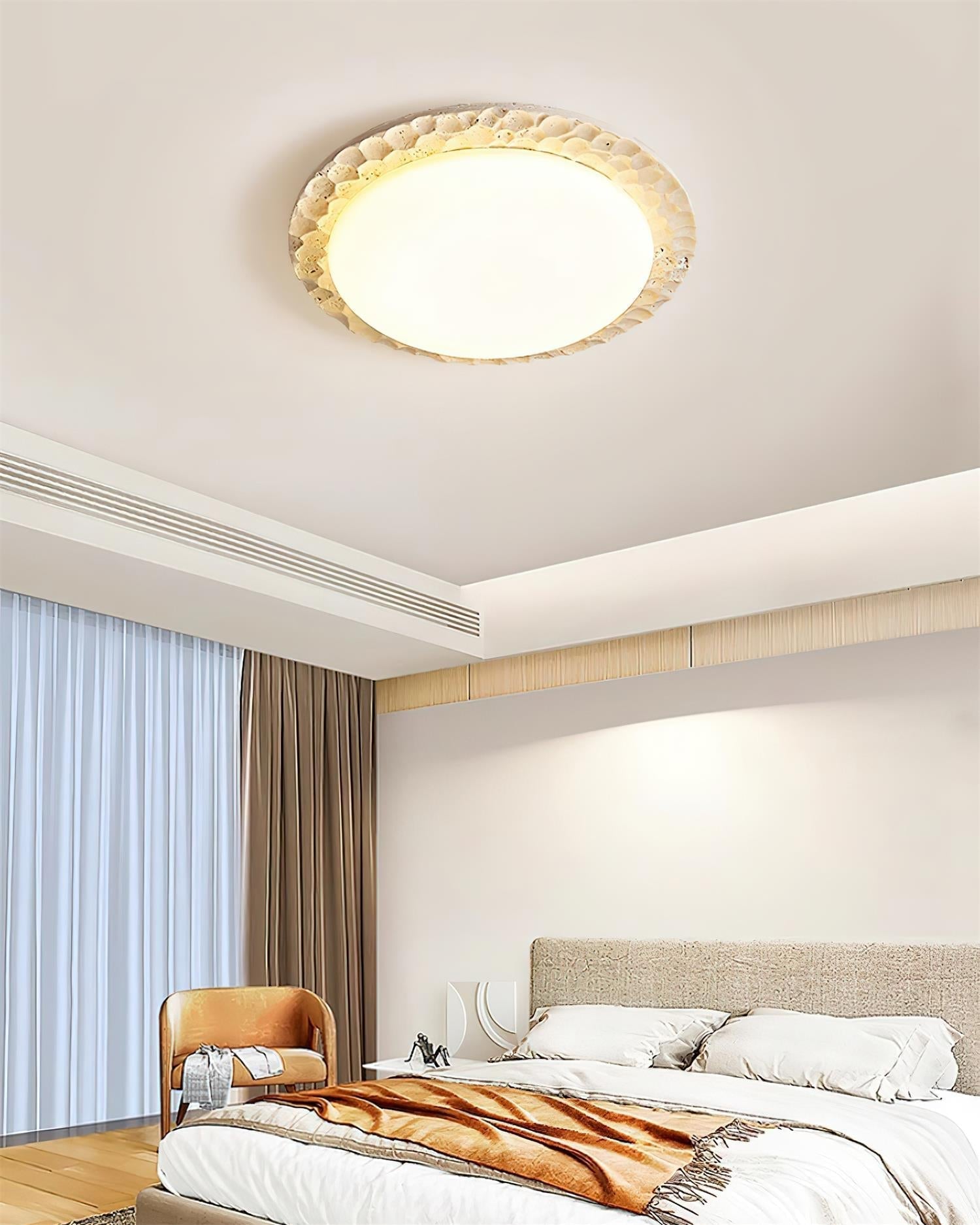 Ritta Travertine Canopy Ceiling Light - Letslighting