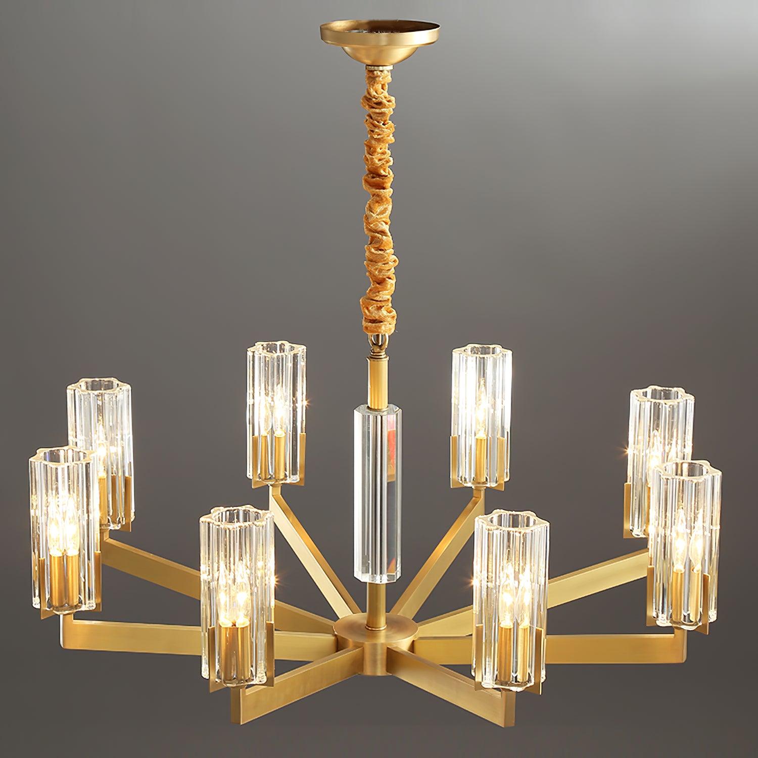 Kayla Brass Chandelier - Blowlighting