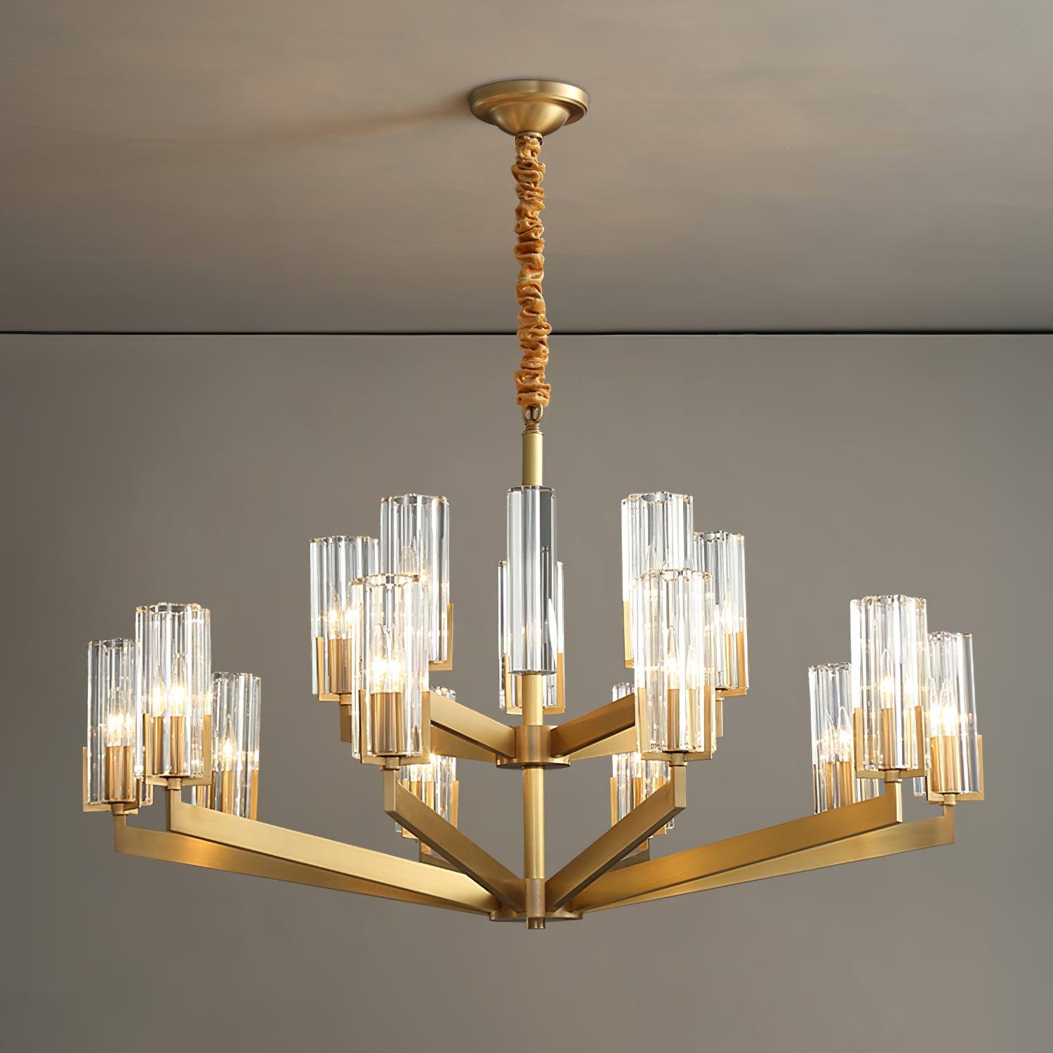 Kayla Brass Chandelier - Blowlighting