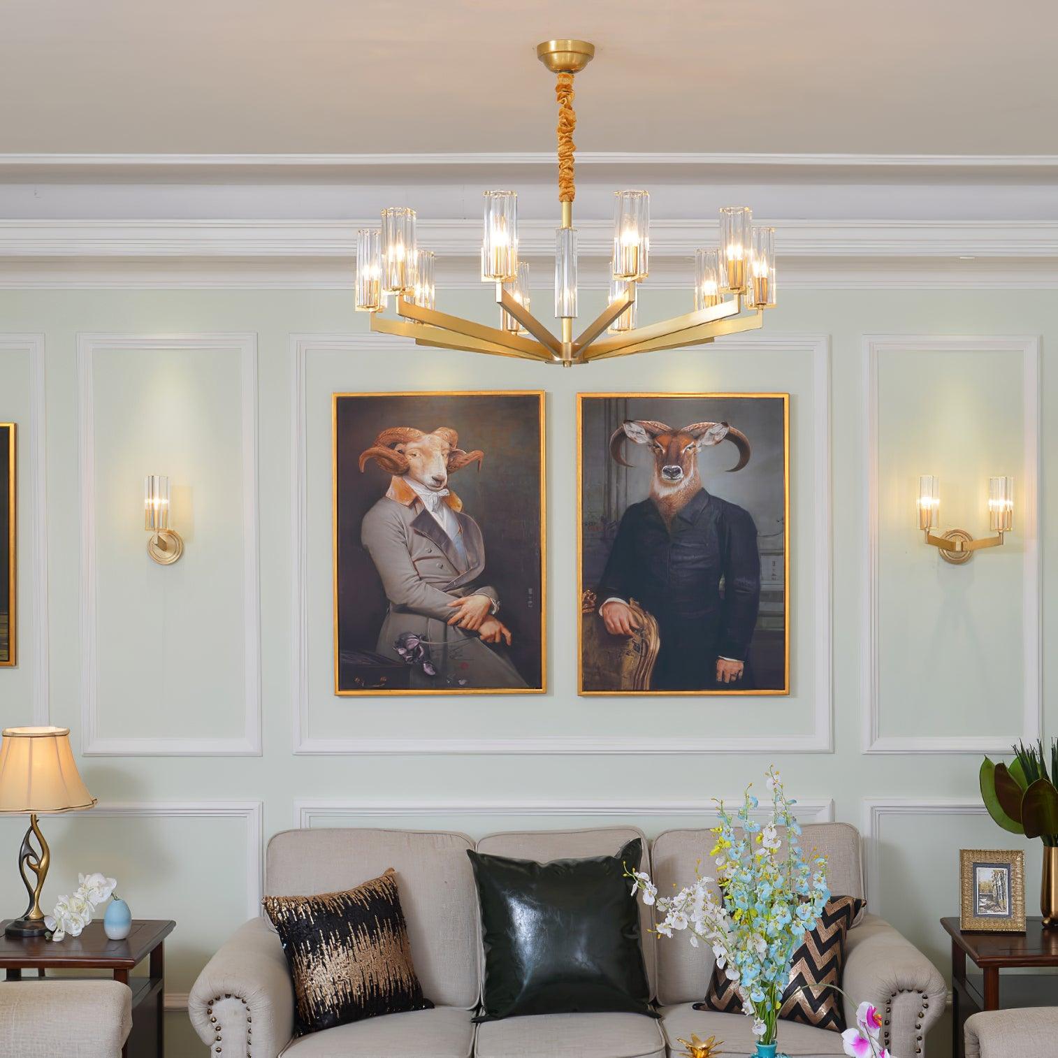 Kayla Brass Chandelier - Blowlighting